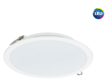 Panel LED okrogel vgradni NW DN065B G2 LED20/840 22W 220V D200 RD