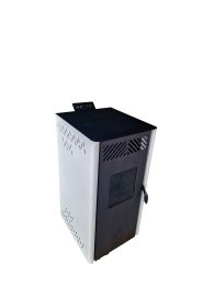 Toplozračni kamin na pelete SM STANDARD 10 kW, bel; 3-10 Kw