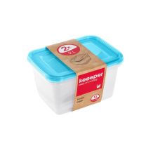 Posoda za hrano Fredo ˝fresh˝ set 3x1l ,15,5x10,5x11,5cm modra
