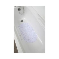 Podloga za kopalno kad PVC 69x36 cm, bubble bela
