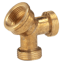 Medeninasti razdelilni kos 19mm (3/4"), 26,5 mm (G 3/4")