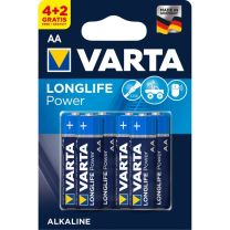 VLOŽEK BAT. LONGLIFE POWER 4+2 AA LR06 akcija