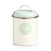 Doza kovinska Sugar, krem/mint
