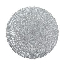 Pogrinjek Cut out 45x30 srebrn, pvc, Zeller