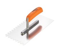 Gladilka zid. Inox 270x128mm zobata 8x8x8mm lesen ročaj -50-163 Neo