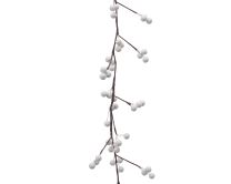 Veja okrasna bele kroglice, 130 cm