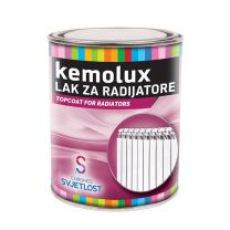 Lak emajl Kemolux za radiatorje beli 0,2 L