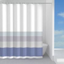 Zavesa za tuš + kljukice JEANS 180x200 multicolor, GEDY 