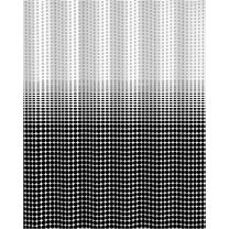 Zavesa za tuš + kljukice IPNOSI 180x200, GEDY 