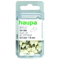 Votlica - tulec dvojni 0,5mm2/8mm 25/1 Haupa
