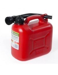 Posoda za gorivo z izlivom, plastična  5 L, Ver.