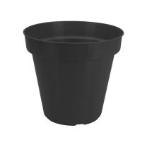 Lonec cvetlični antracit, fi 25 cm, Kop.