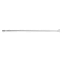 Tirnica za kad zaveso 110 - 200 cm alu bela, TENDANCE