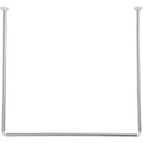 Tirnica kotna za kad zaveso 90x90x90 cm inox, TENDANCE