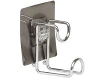 Kljukica zidna s 3M lepilnim trakom INOX Tendance