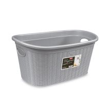 Košara za perilo 35l Elegance, siva 
