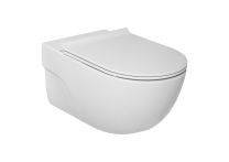 WC ŠKOLJKA VISEČA MERIDIAN  Rimless, skrita pritrditev, bela