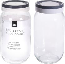 Doza steklena s pokrovom 1000ml
