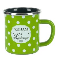 Lonček 0,72l Kuham z ljubeznijo, 10 cm, emajl