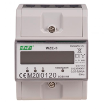 Števec el. energije 3P 4M 80A enotarifni LCD