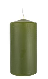 Sveča 6 x 12 Basic olive, Bizz.