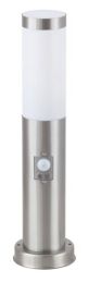 ZUNANJA TALNA SVETILKA INOX TORCH E27 1X60W SENZOR 120ST.IP44