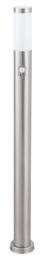 ZUNANJA TALNA SVETILKA INOX TORCH E27 1X60W h=1100mm S SENZORJEM