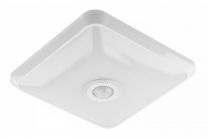 SVETILKA stropna ITALIA LED 12W IP20 S SENZORJEM kvadratna