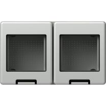 OHIŠJE NO CUBO IP55 2X2M GY SIVO TEM AQ22PW-U