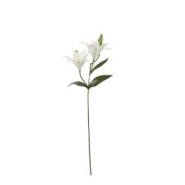Cvetje umetno Mica, bela lilija, 65 cm, Edel.