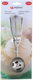 Zajemalka za sladoled 6cm Alpina, inox profi

