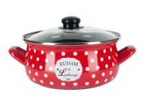 Lonec nizek 20cm/2,8l rdeča Kuham z ljubeznijo