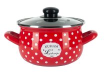 Kozica visoka 20cm/3,7l rdeča Kuham z ljubeznijo