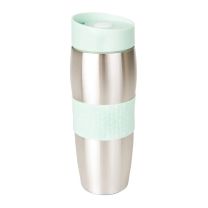 Lonček - kava za sabo 400ml z mint silik.obroč., inox, Daj.