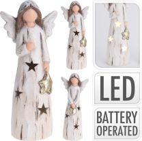 Figura okrasna angel led 24 cm, Koo.