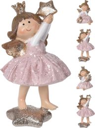 Figura božična angel 12 cm, Koo.