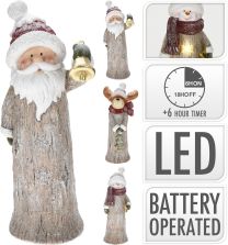 Figura božična z led lučkami, 60 cm, Koo.