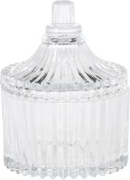 Skledica steklena s pokrovom za bonbone 80ml, 
