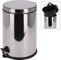 Koš za smeti pedalka 12l, inox