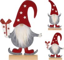 Figura božiček okrasna filc 33 cm, Koo.