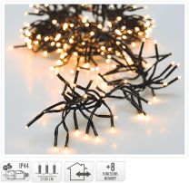 Lučke 3000 led toplo bela grozdne s programatorjem 21,8 m, IP44, Koo.