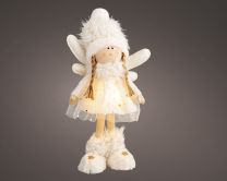 Figura angel punčka led 33cm, Kaem.