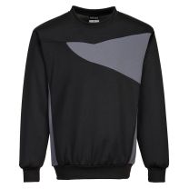 Pulover crew neck PW2 (črno-siva); št.M