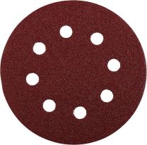 PAPIR BRUSNI DISK 125mm gr. 80 VELUR 7+1 LUKNJA SMIRDEX (pak.100.kos)