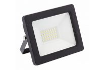 Reflektor LED G-TECH 20W, 1600lm 4000K ČRN IP65