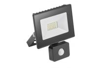 Reflektor LED G-TECH s senzorjem 20W, 2000lm 4000K ČRN IP65