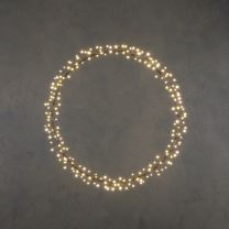 Venček okrasni 150 led toplo bela, fi 40 cm,  Edel.