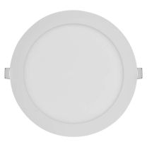 Panel LED, okrogel, vgradni 18W NW bel 1600lm 4000K 225x21mm IP40 A+