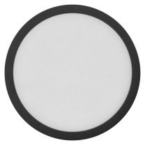 Panel LED črn nadomet NEXXO okrogel 12,5W 1100Lm 3CCT IP40