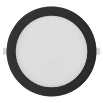 Panel LED črn vgradni NEXXO, okrogel 18W1500Lm 3CCT, IP40